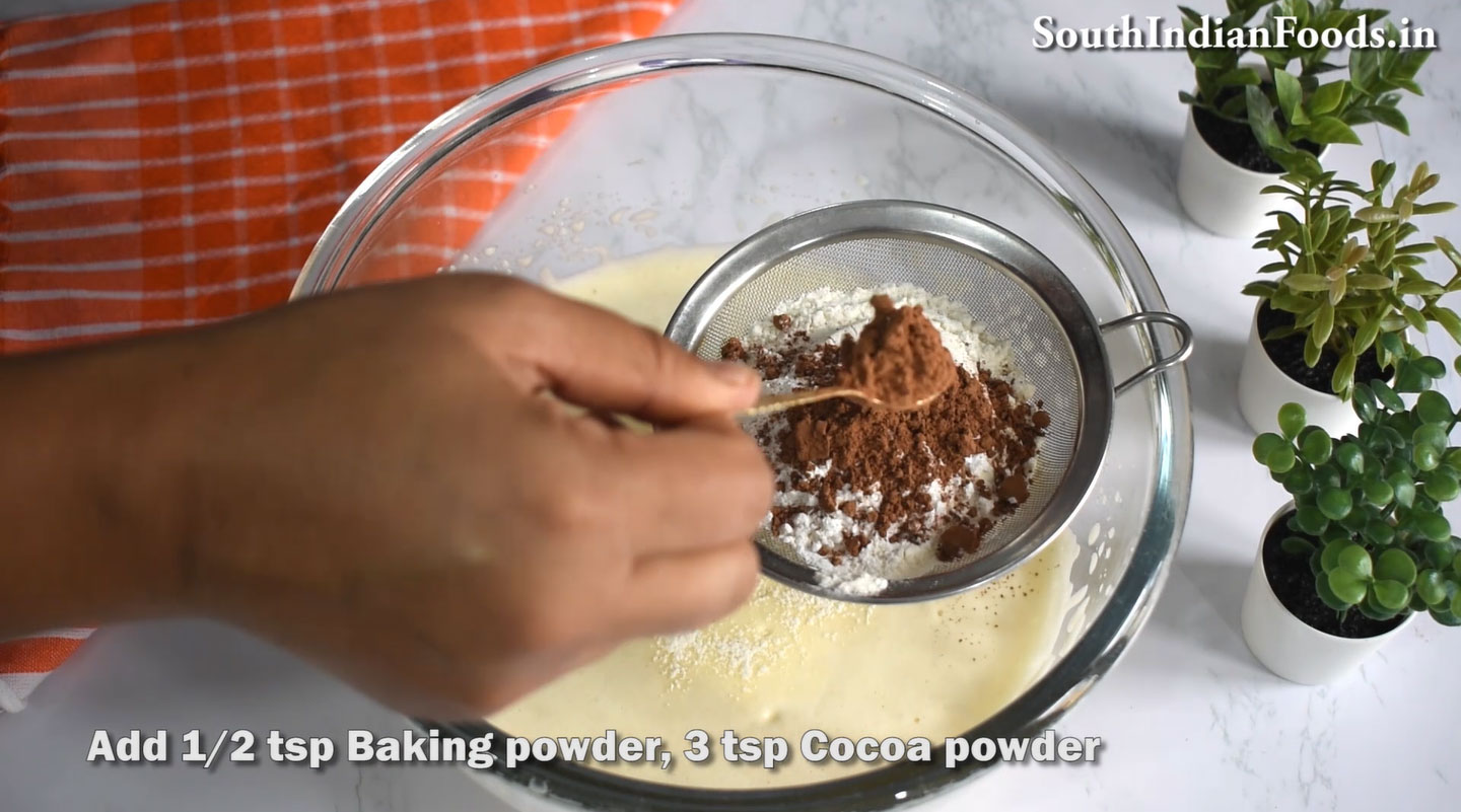 Chocolate sponge cake