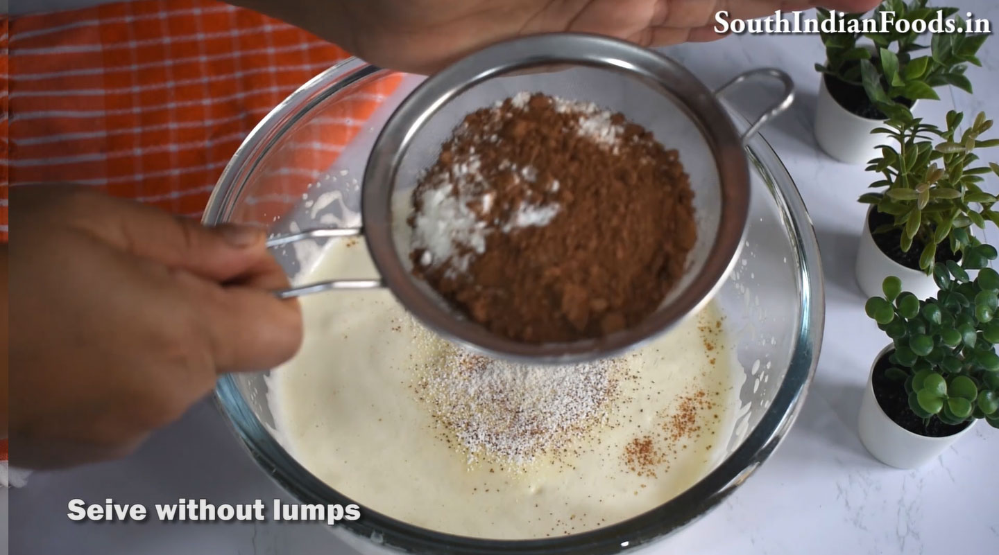 Chocolate sponge cake