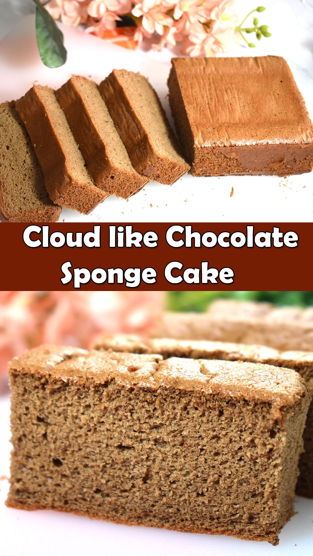 Chocolate sponge cake