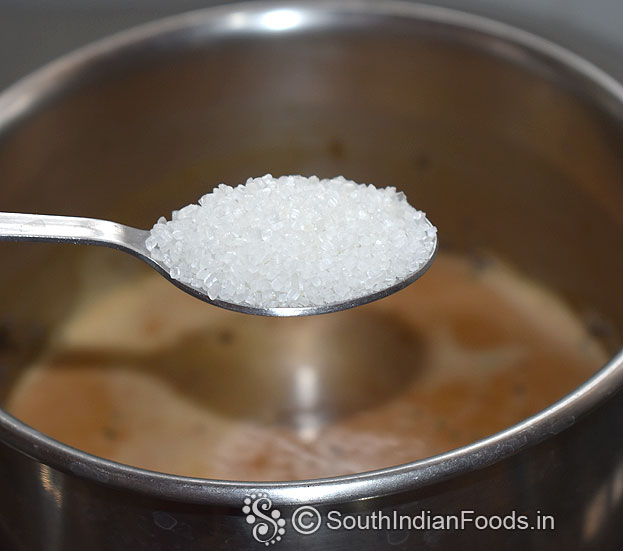 Add sugar