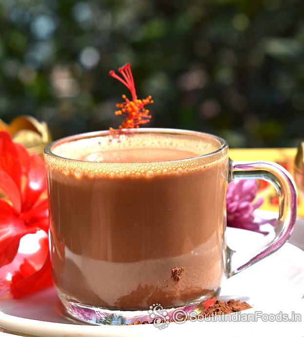 Perfect chocolate tea