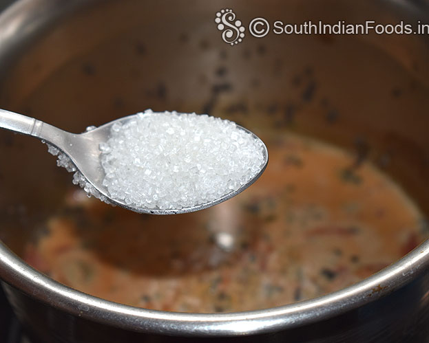Add sugar