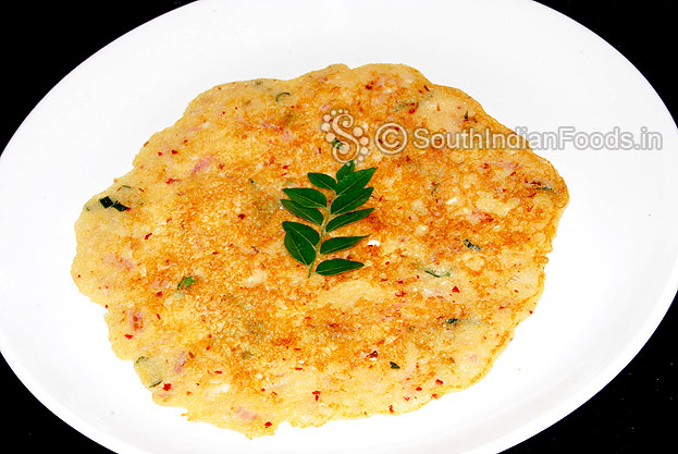 Coconut adai ready to serve