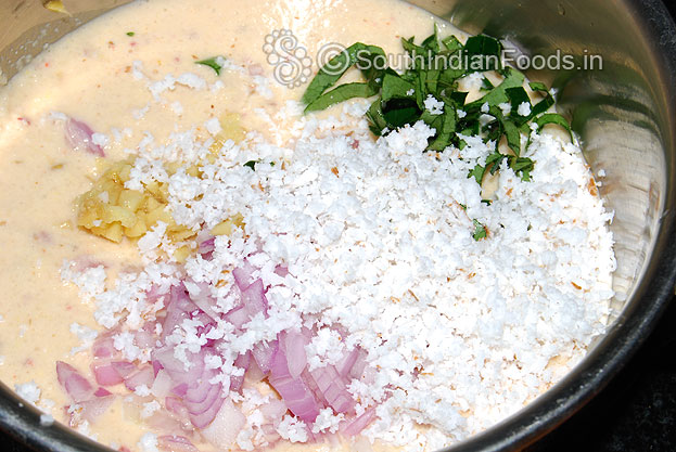 Add grated coconut