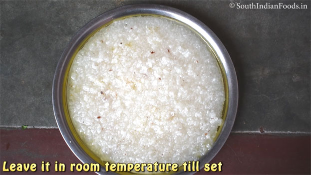 Thengai burfi step 12
