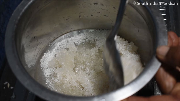 Thengai burfi step 6