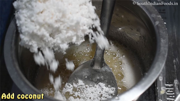 Thengai burfi step 8