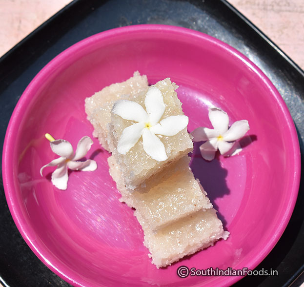 2-ingredient burfi