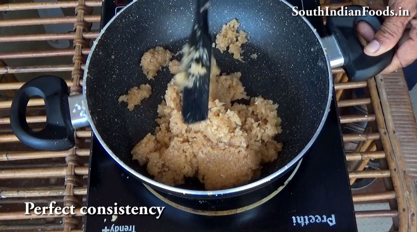 Coconut jaggery laddu