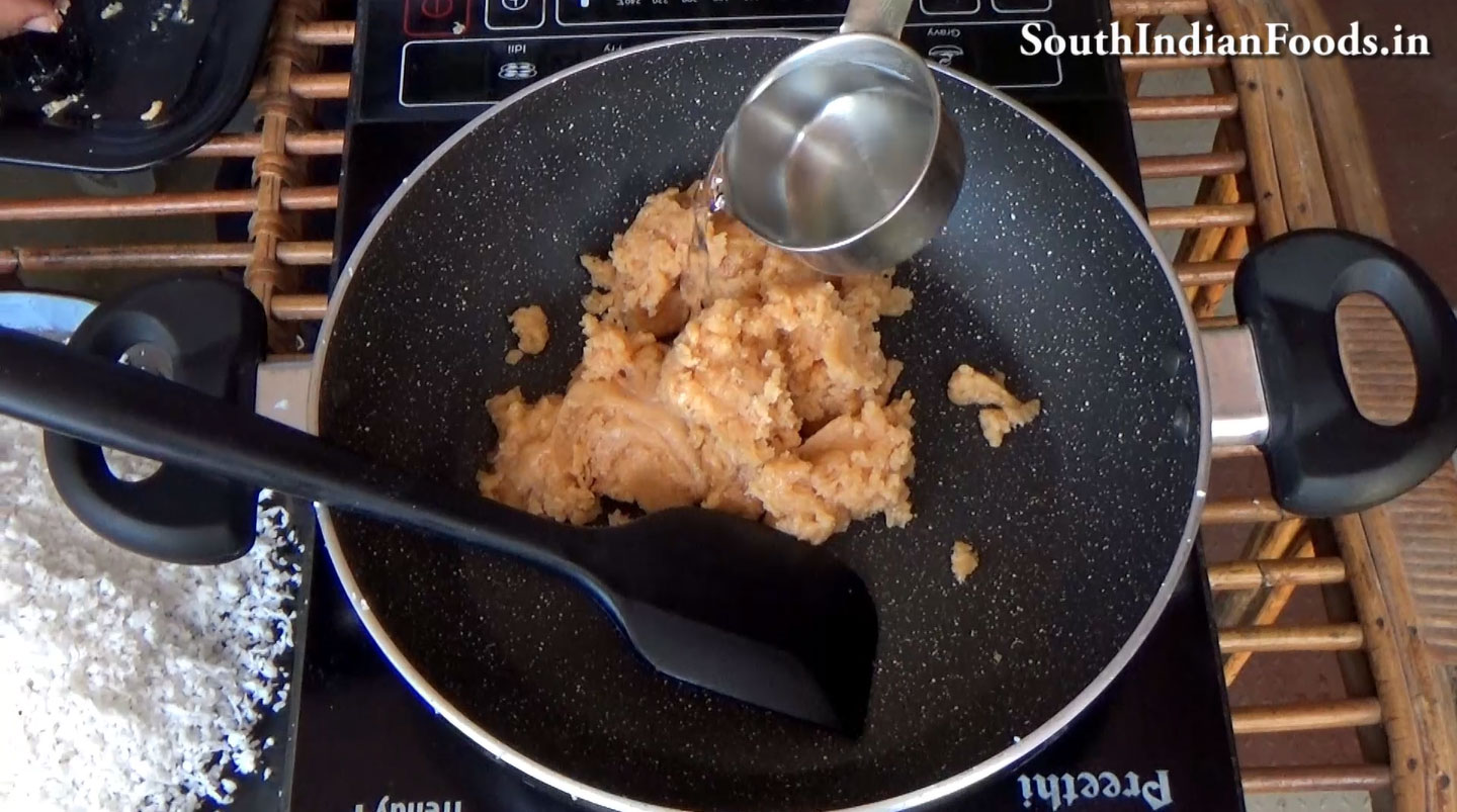 Coconut jaggery laddu