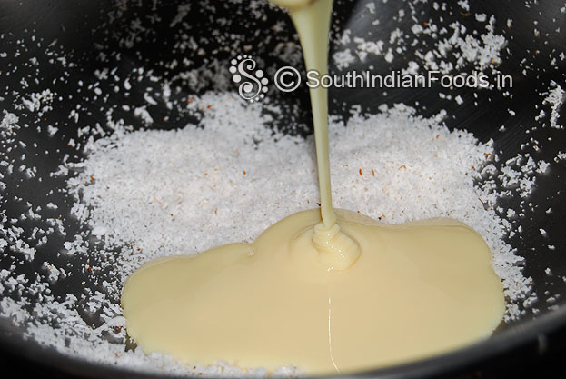 Add sweet condensed milk