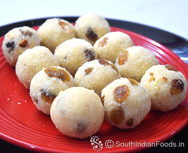 Rava coconut balls