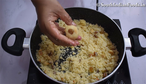 Coconut Rava Ladoo recipe step 25