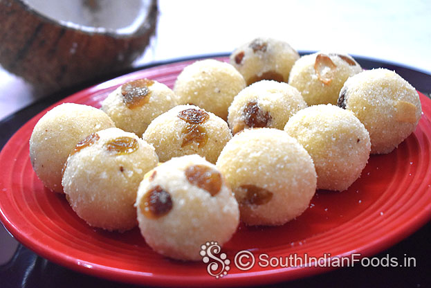 Ravattu coconut ladoo