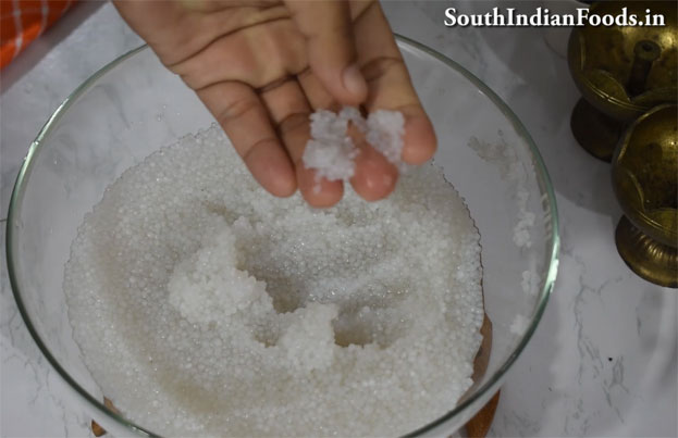 Coconut Sago Upma step 6
