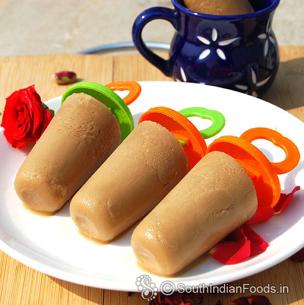 Homemade coffee kulfi