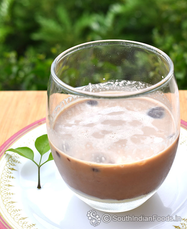 Blend till frothy