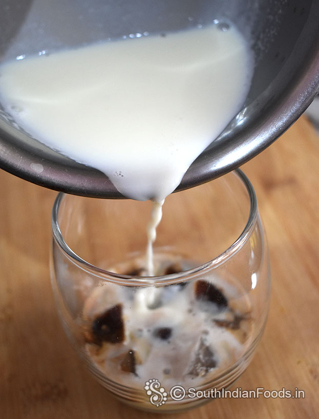 Add chilled milk