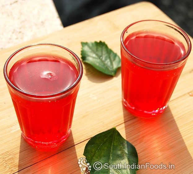 Rose lemon juice