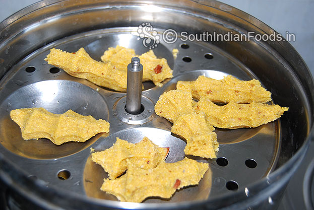 Make small dumplings, & steam it in an idli cooker for 15 min