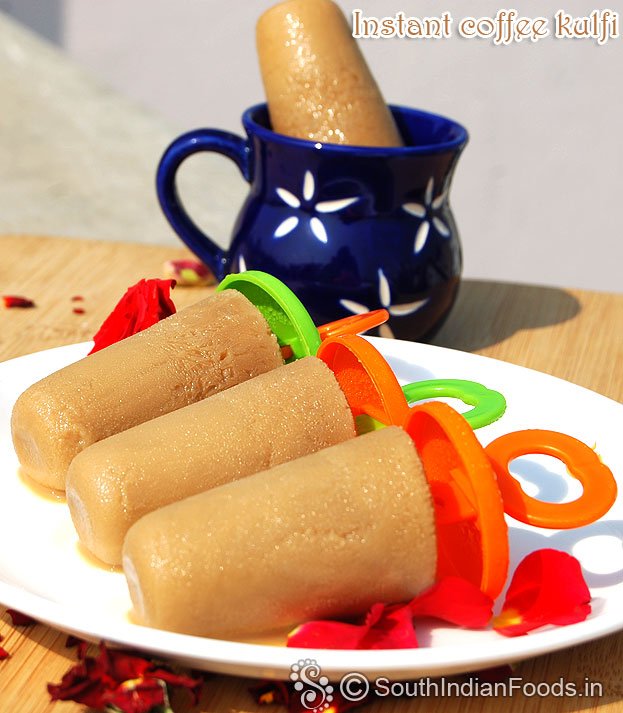 Instant coffee kulfi