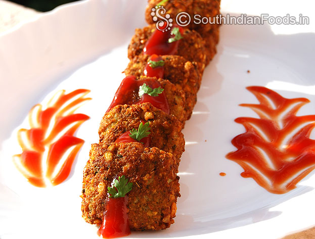 Crispy carrot vadai