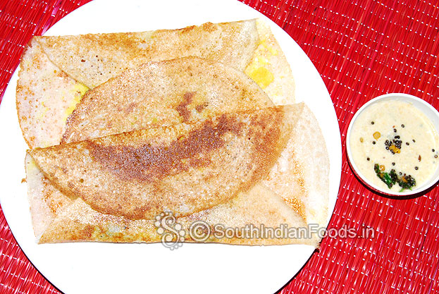 Crispy masala dosa