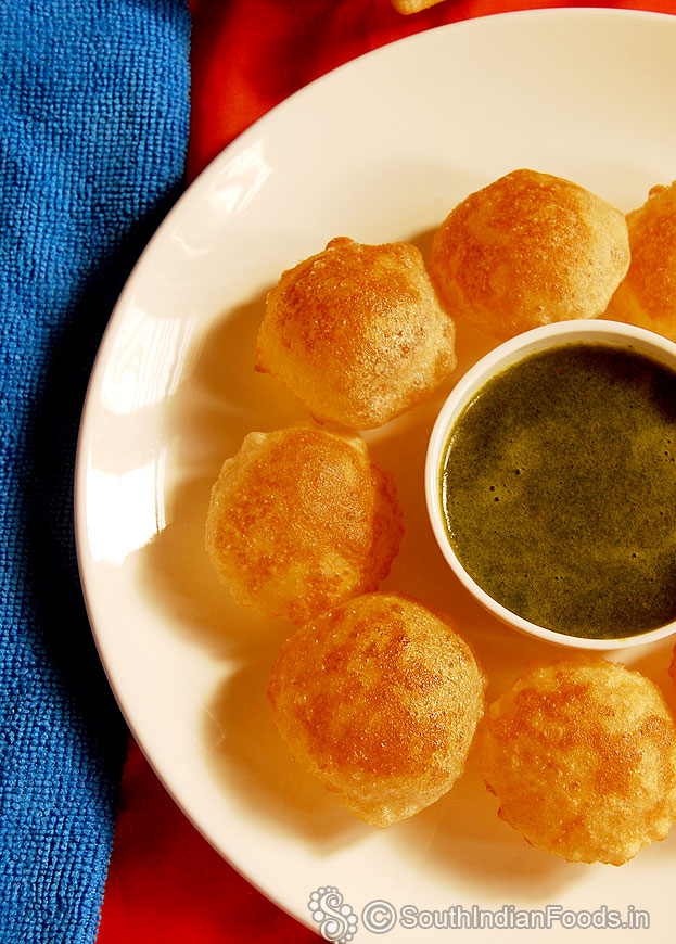 Crispy pani puri