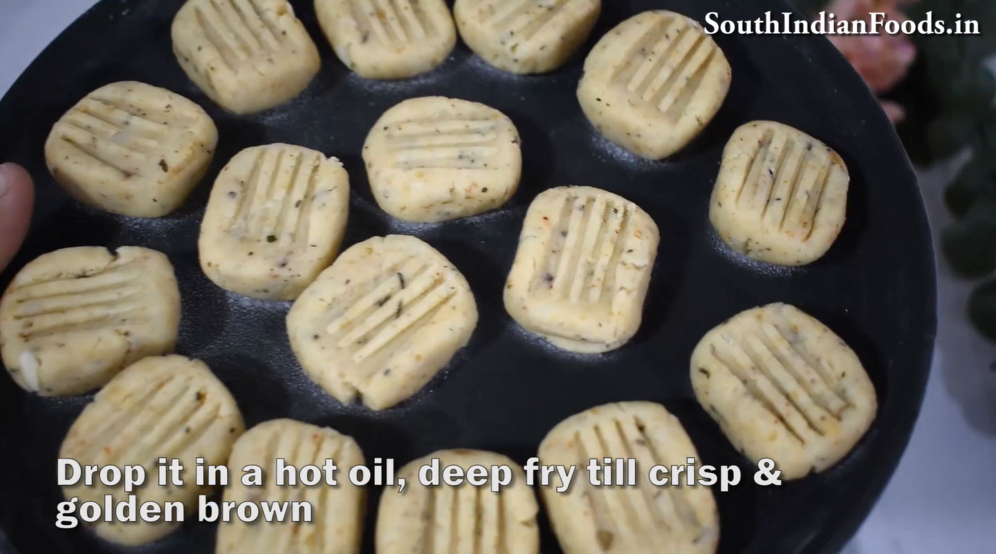 Crispy potato garlic bites