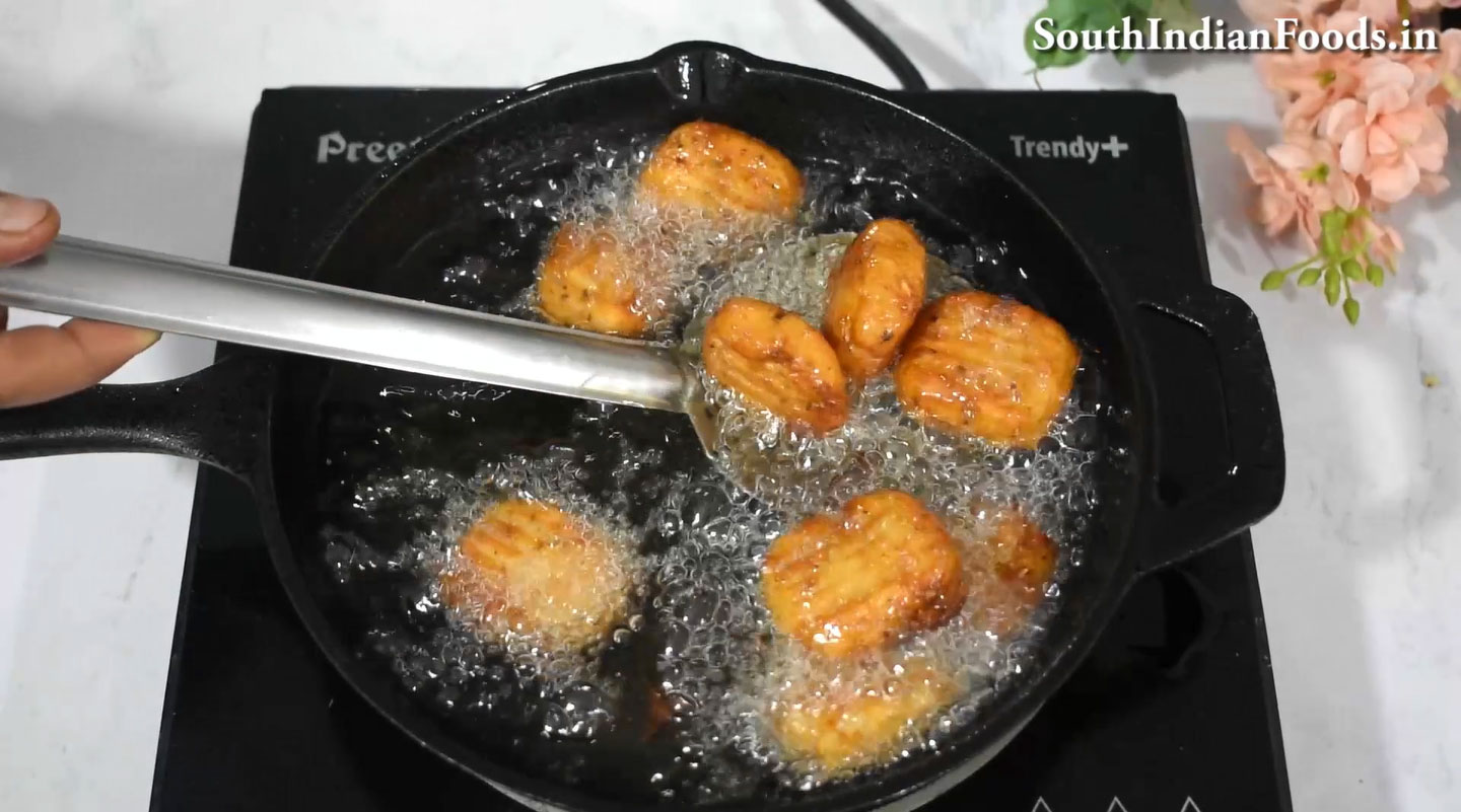 Crispy potato garlic bites