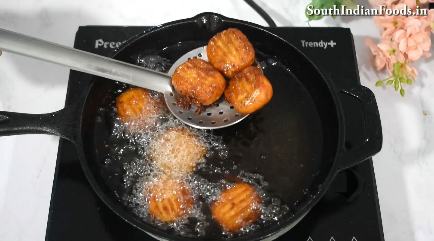 Crispy potato garlic bites
