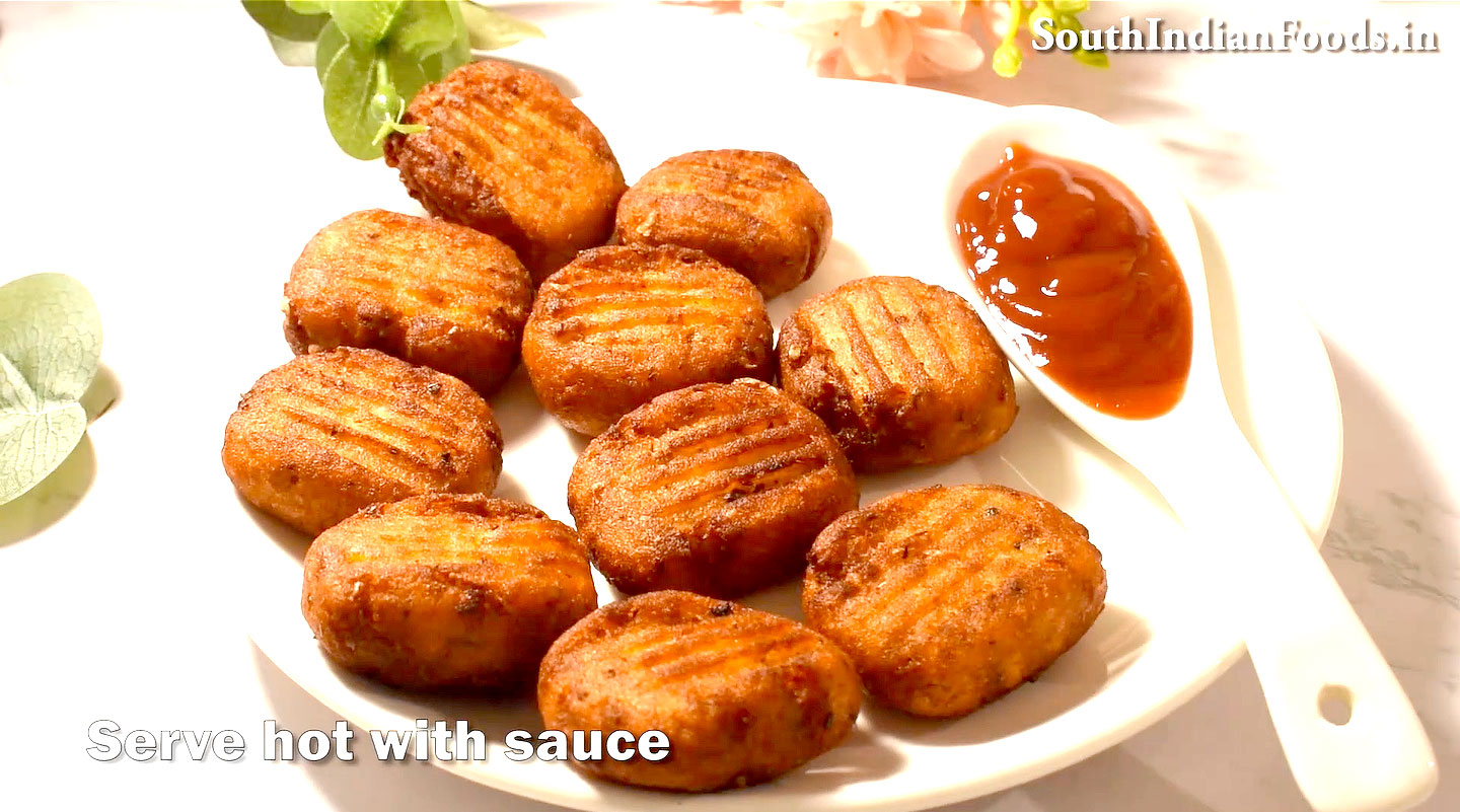 Crispy potato garlic bites