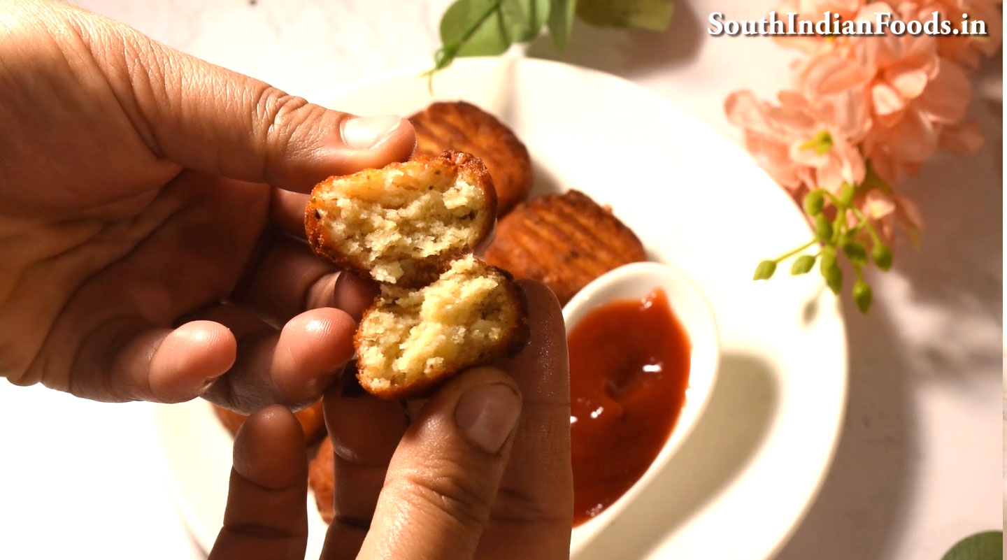 Crispy potato garlic bites