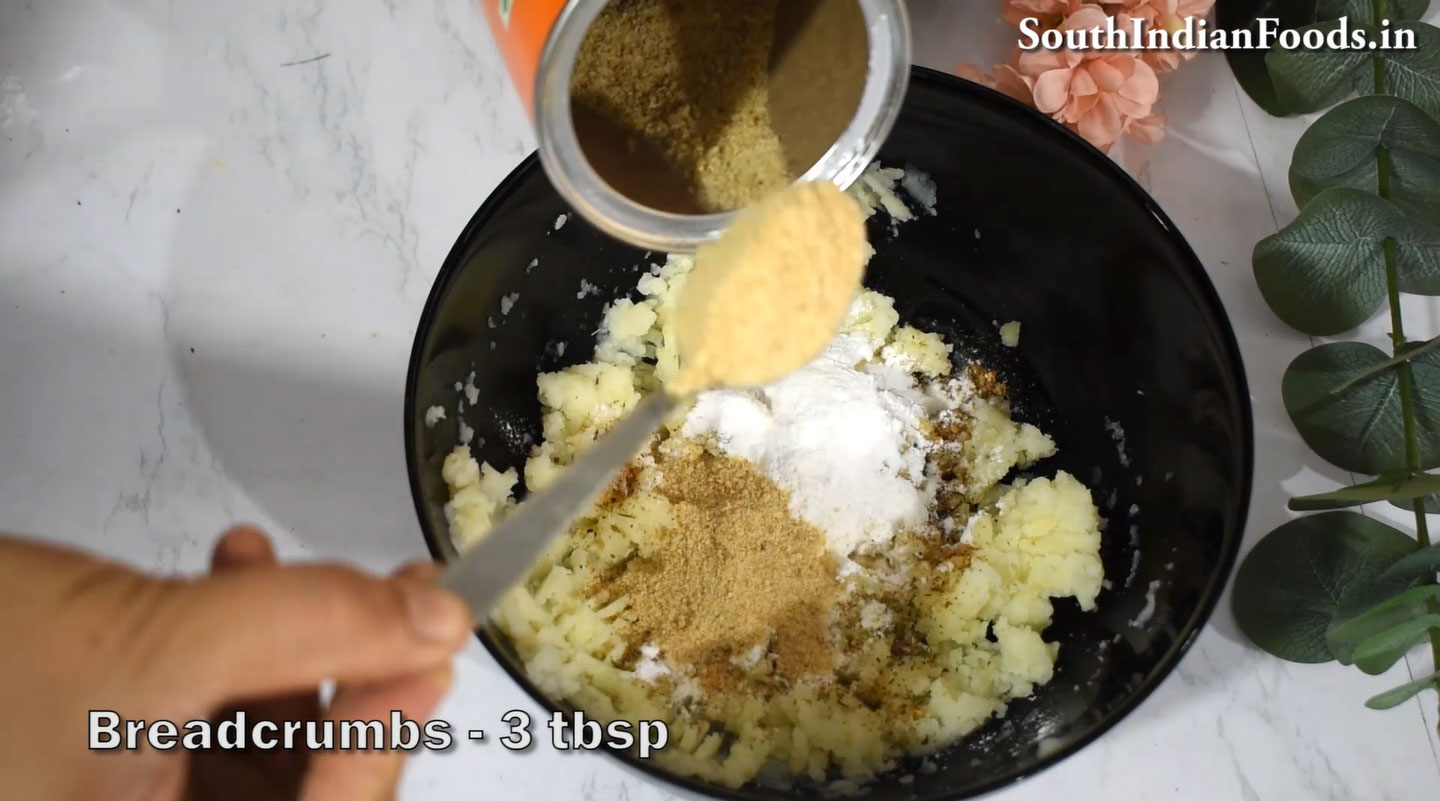 Crispy potato garlic bites