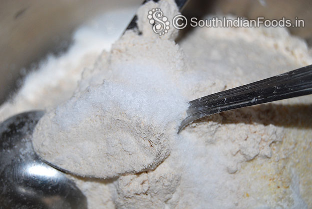 Add salt to rava dosa mixture