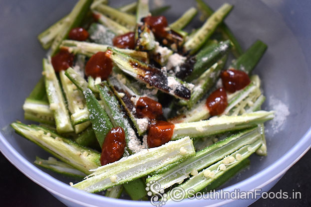 Add schezwan & soya sauce