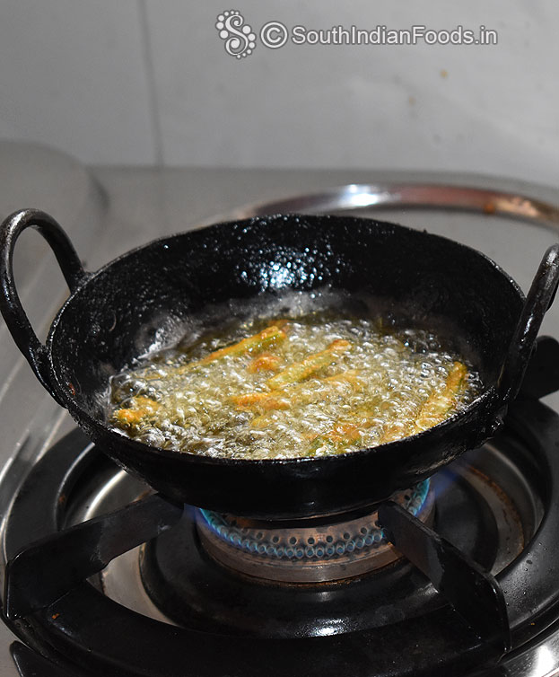 Deep fry till crisp and golden brown