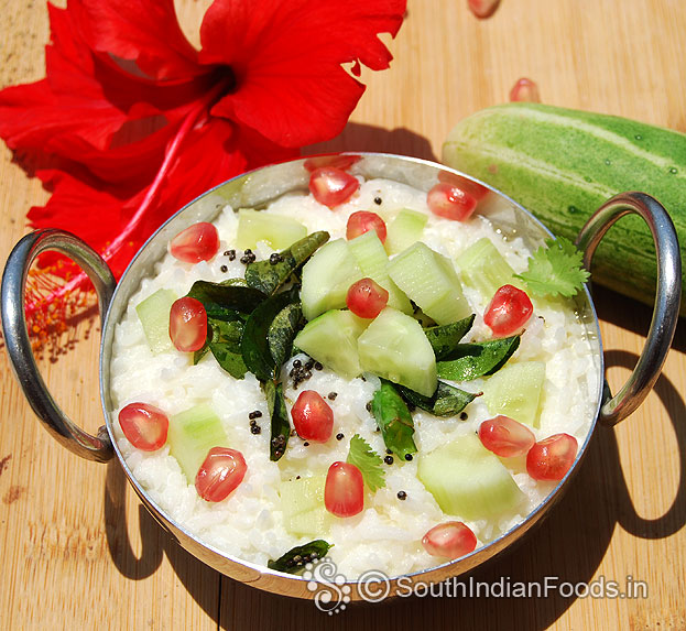 Cucumber yogurt rice