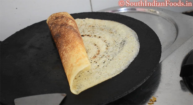 Instant cucumber dosa step 17