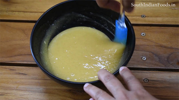 Custard powder cake step 14