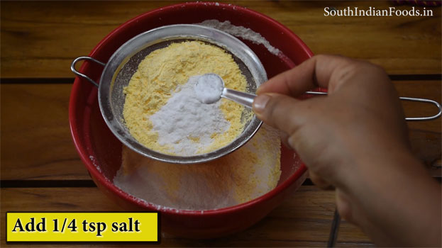 Custard powder cake step 19