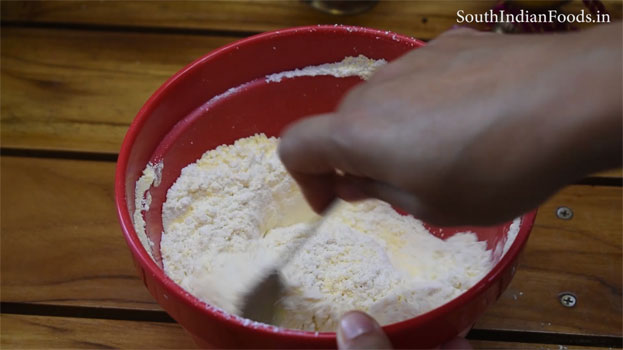 Custard powder cake step 20