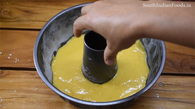 Custard powder cake step 26
