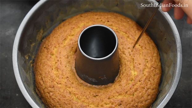 Custard powder cake step 31