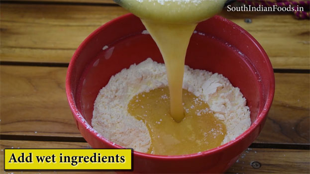Custard powder cake step 21