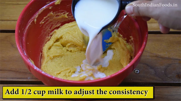 Custard powder cake step 23