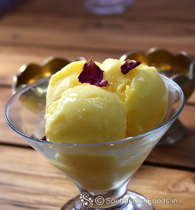 Perfect custard powder ice cream
