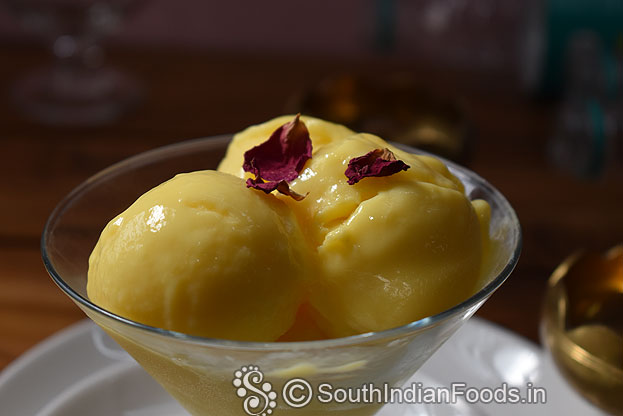 Simple custard powder ice cream