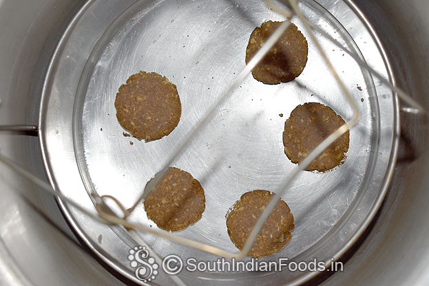 Place it in pre-heated pressure cooker, bake it for 15 min