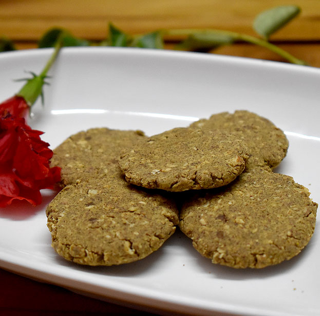 Custard oats cookie without sugar